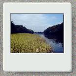 The sky clearing downriver