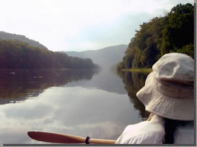 Onward, upriver after lunch