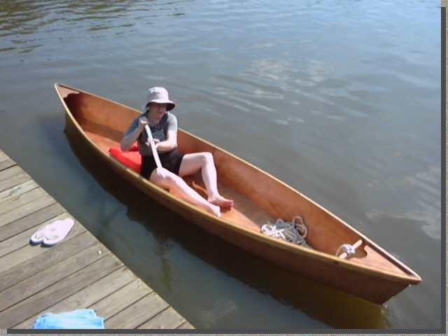 Wife taking Johncanoe away from the dock