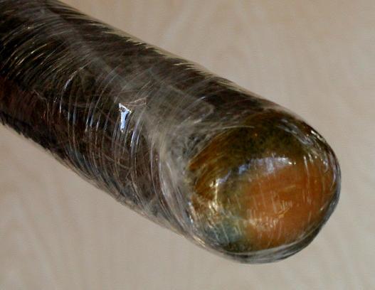 FG cone end cap filled